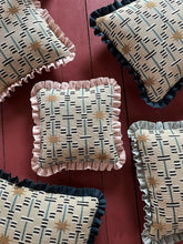 Load image into Gallery viewer, Walnut Star + Your Choice of Frill / Piping and Back Fabric