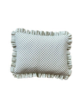 Load image into Gallery viewer, Green Micro Fern + Sage Green Candy Stripe Frill