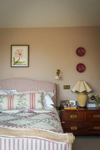 Load image into Gallery viewer, Multi Stripe Leaf + Pale Pink Frill