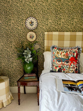 Load image into Gallery viewer, Multi Colourful Horse + Indigo Candy Stripe Frill