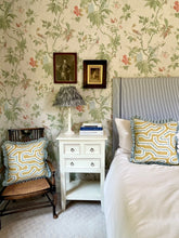 Load image into Gallery viewer, Yellow Maze + Your Choice of Frill / Piping and Back Fabric