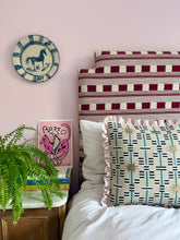 Load image into Gallery viewer, Walnut Star + Your Choice of Frill / Piping and Back Fabric