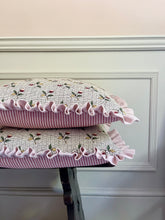 Load image into Gallery viewer, Multi Cherries + Your Choice of Frill / Piping and Back Fabric