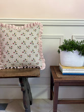 Load image into Gallery viewer, Multi Cherries + Your Choice of Frill / Piping and Back Fabric