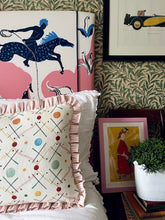 Load image into Gallery viewer, Multi Dotty + Your Choice of Frill / Piping and Back Fabric