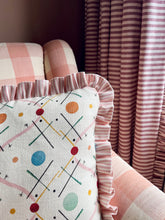 Load image into Gallery viewer, Multi Dotty + Your Choice of Frill / Piping and Back Fabric