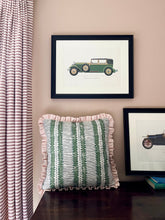 Load image into Gallery viewer, Green Aztec + Your Choice of Frill / Piping and Back Fabric