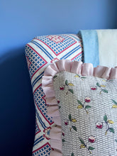 Load image into Gallery viewer, Multi Cherries + Your Choice of Frill / Piping and Back Fabric