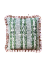 Load image into Gallery viewer, Green Aztec + Your Choice of Frill / Piping and Back Fabric