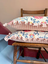 Load image into Gallery viewer, Pink Pretty Floral + Pale Pink Frill