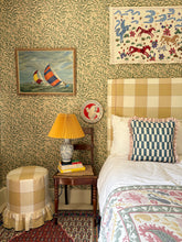Load image into Gallery viewer, Blue Checkerboard + Pale Pink Frill