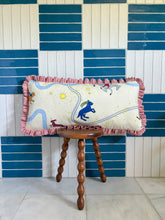 Load image into Gallery viewer, Cosmic Creatures + Red Candy Stripe Frill