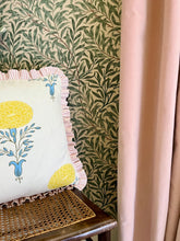 Load image into Gallery viewer, Yellow Marigold + Pink Candy Stripe Frill