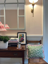 Load image into Gallery viewer, Green Squiggle + Your Choice of Frill / Piping and Back