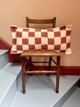Load image into Gallery viewer, Red Checkerboard + Oxford Border