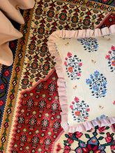 Load image into Gallery viewer, Pretty Multi Floral + Pale Pink Frill