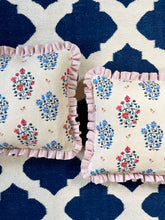 Load image into Gallery viewer, Pretty Multi Floral + Pale Pink Frill