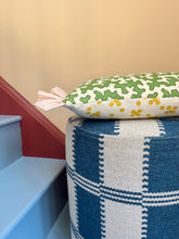 Load image into Gallery viewer, Green Squiggle + Dotty Yellow and Pink Candy Stripe Frill