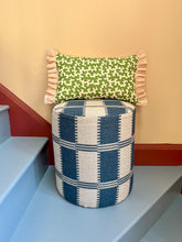 Load image into Gallery viewer, Green Squiggle + Dotty Yellow and Pink Candy Stripe Frill