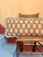 Load image into Gallery viewer, Rust Zigzag + Your Choice of Frill / Piping and Back Fabric