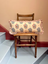 Load image into Gallery viewer, Pretty Multi Floral + Pale Pink Frill