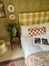 Load image into Gallery viewer, Red Checkerboard + Oxford Border