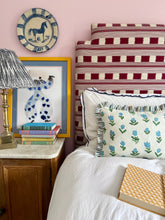 Load image into Gallery viewer, Blue Wild Tulips + Blue Stripe Frill