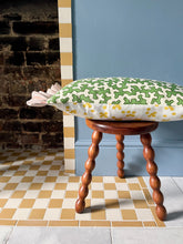 Load image into Gallery viewer, Green Squiggle + Dotty Yellow and Pink Candy Stripe Frill