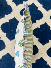 Load image into Gallery viewer, Blue Wild Tulips + Blue Stripe Frill