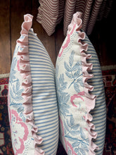 Load image into Gallery viewer, Blue and Pink Cloud + Pale Pink Frill