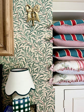 Load image into Gallery viewer, Multi Stripe Leaf + Pale Pink Frill