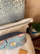 Load image into Gallery viewer, Blue Tulips + Red Candy Cane Piping