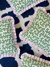 Load image into Gallery viewer, Green Squiggle + Your Choice of Frill / Piping and Back