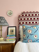 Load image into Gallery viewer, Blue Tulips + Red Candy Cane Piping
