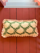 Load image into Gallery viewer, Green Seaweed Lace + Your Choice of Frill / Piping and Back Fabric