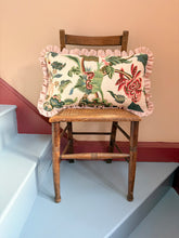 Load image into Gallery viewer, Green Botanical + Pale Pink Frill