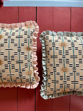 Load image into Gallery viewer, Walnut Star + Your Choice of Frill / Piping and Back Fabric