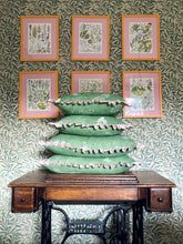 Load image into Gallery viewer, Green Woodland Scene + Your Choice of Frill / Piping and Back Fabric