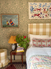 Load image into Gallery viewer, Blue Seraphina Stripe + Your Choice of Frill / Piping and Back Fabric