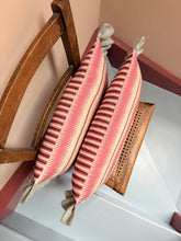 Load image into Gallery viewer, Dark Pink Sweetie + Pale Blue Frill