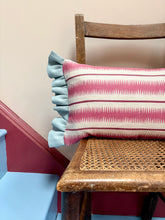 Load image into Gallery viewer, Dark Pink Sweetie + Pale Blue Frill