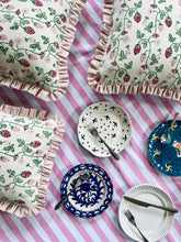 Load image into Gallery viewer, Red Strawberries + Your Choice of Frill / Piping and Back Fabric