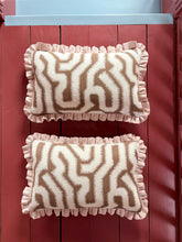 Load image into Gallery viewer, Chocolate Maze + Pale Pink Frill
