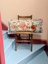 Load image into Gallery viewer, Pretty Floral Multi + Pale Pink Frill