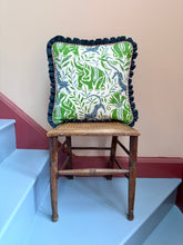 Load image into Gallery viewer, Green and Blue Jungle + Navy Frill and Red Candy Cane Piping
