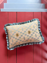 Load image into Gallery viewer, Olive Star + Mid Blue Frill
