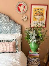 Load image into Gallery viewer, Pink Wavy Stripe + Pale Blue Frill