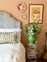 Load image into Gallery viewer, Blue Floral Ribbons + Pale Blue Frill