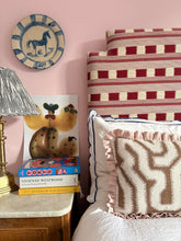 Load image into Gallery viewer, Chocolate Maze + Pale Pink Frill