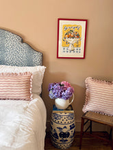 Load image into Gallery viewer, Pink Wavy Stripe + Pale Pink Frill